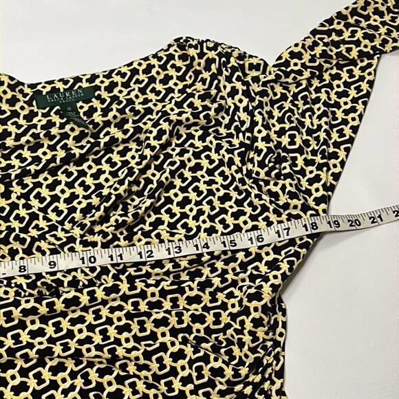 LAUREN RALPH LAUREN RUCHED SIDE‎ DRESS SIZE 12 - Picture 8 of 9